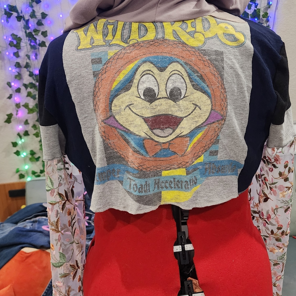 Mr.Toad Custom Shrug With Lace Sleeves